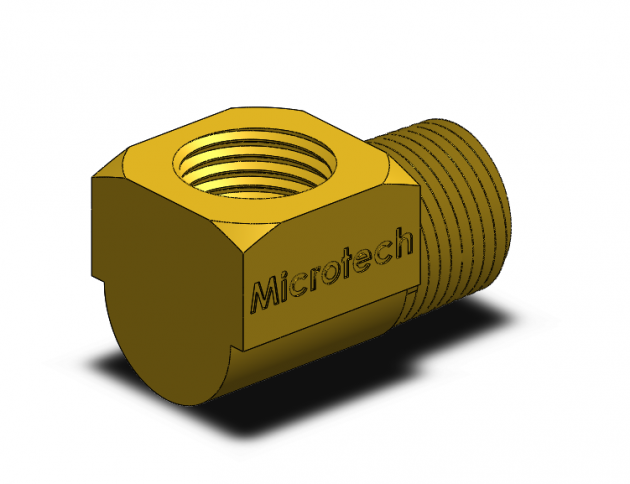 Flare Fuel Line Adapter 90 Degree Elbow